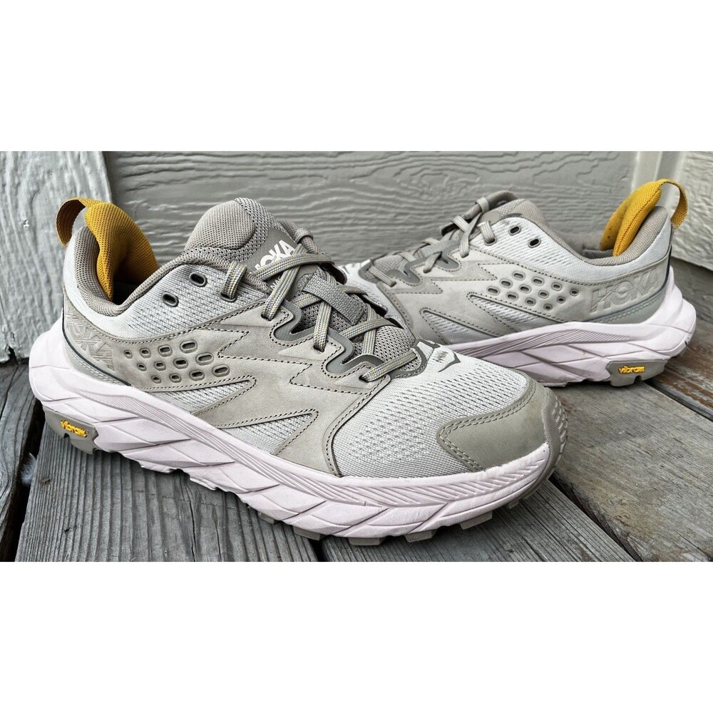 Hoka One One Anacapa Breeze Low Women’s 11B Trail Shoes Oxford Tan/Peach Whip